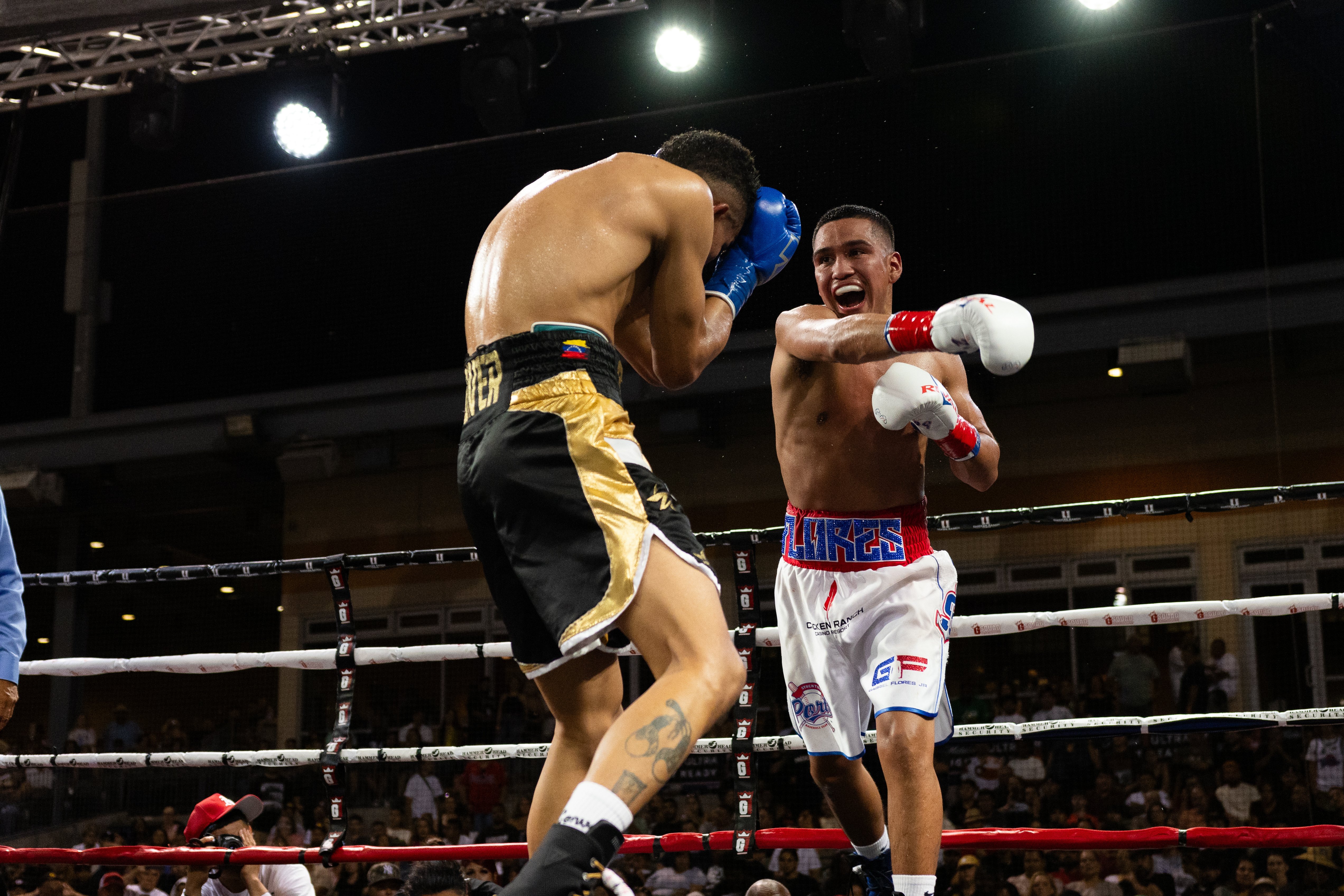 Gabriel Flores Jr. Punching Ronal Ron